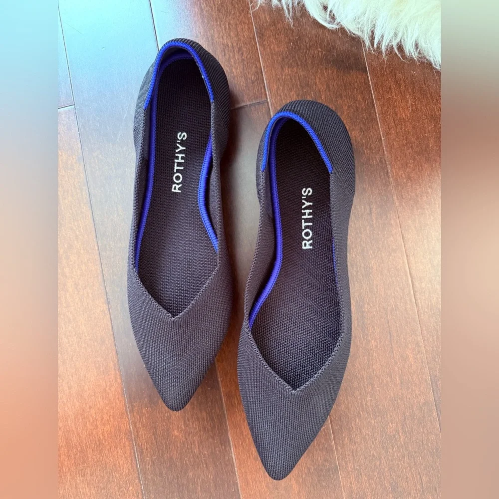 Rothy’s The Point flats - black, size 9.5 - Picture 2 of 10